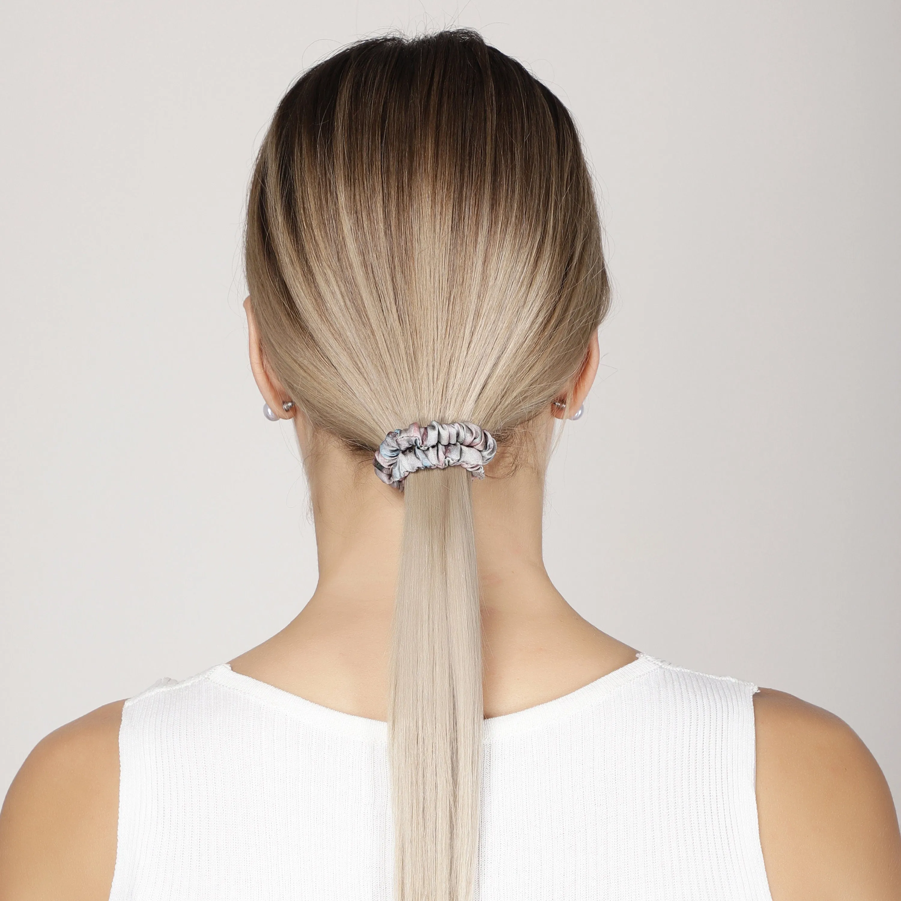 100% Silk Skinny Scrunchie Wash