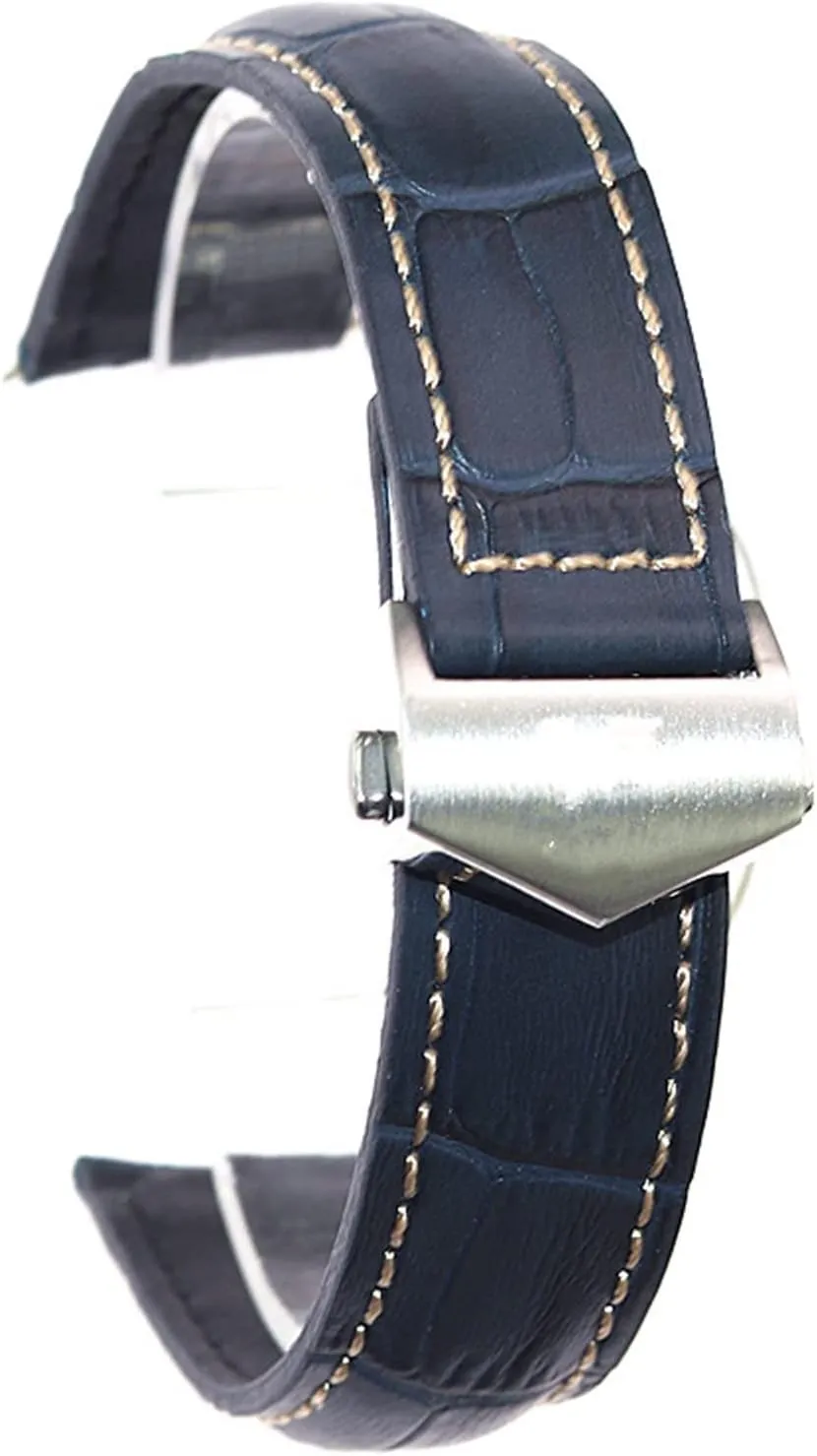 20 22mm Cow Leather Watch Strap For TAG HEUER MONACO Series Men Quality Band Soft WatchBand For TAG HEUER Wrist Bracelet