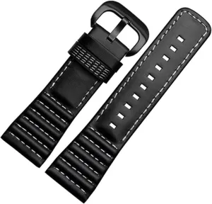 28mm Genuine Leather With Stitches Wrist Watchband Loops For Sevenfriday P3B/01 S2/01 Men Watch Strap