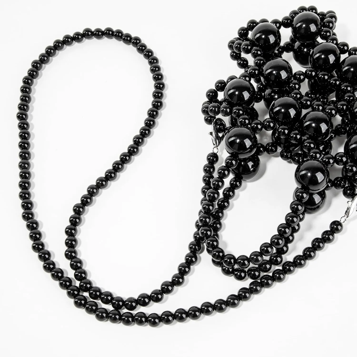 Acrylic Beaded Hollow Out Handbag Purse for Party
