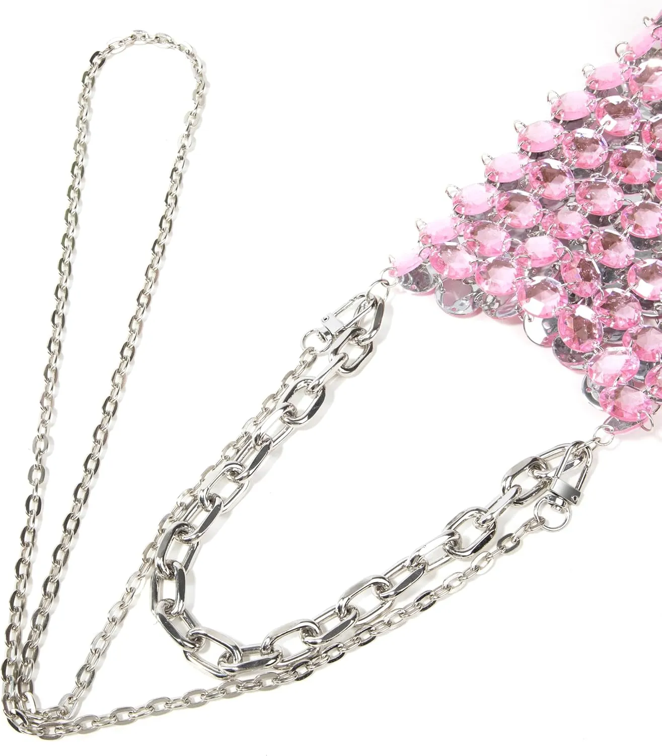 Acrylic Transparent Crystal Evening Handbag Clutch for Wedding and Party