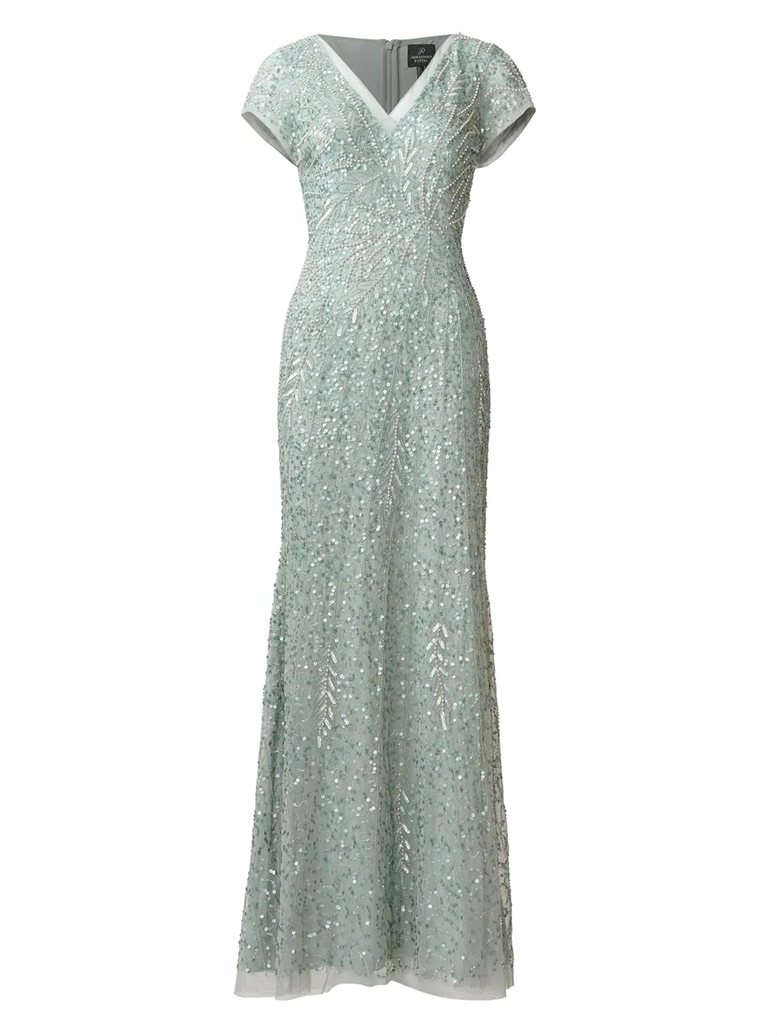 Adrianna Papell Women's Beaded Mermaid Gown