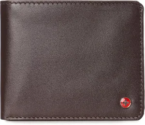Alpine Swiss RFID Mathias Mens Wallet Deluxe Capacity Passcase Bifold With Divided Bill Section Camden Collection Comes in a Gift Box
