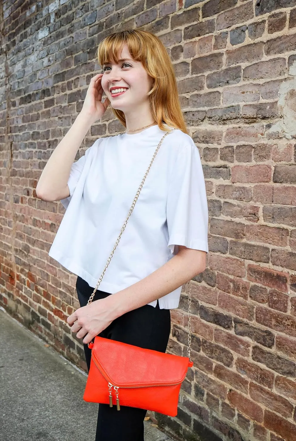 Amaze Clutch Purse for Women – PU Leather Cross Body Bag Women – Cute and Fashionable Envelope Clutch