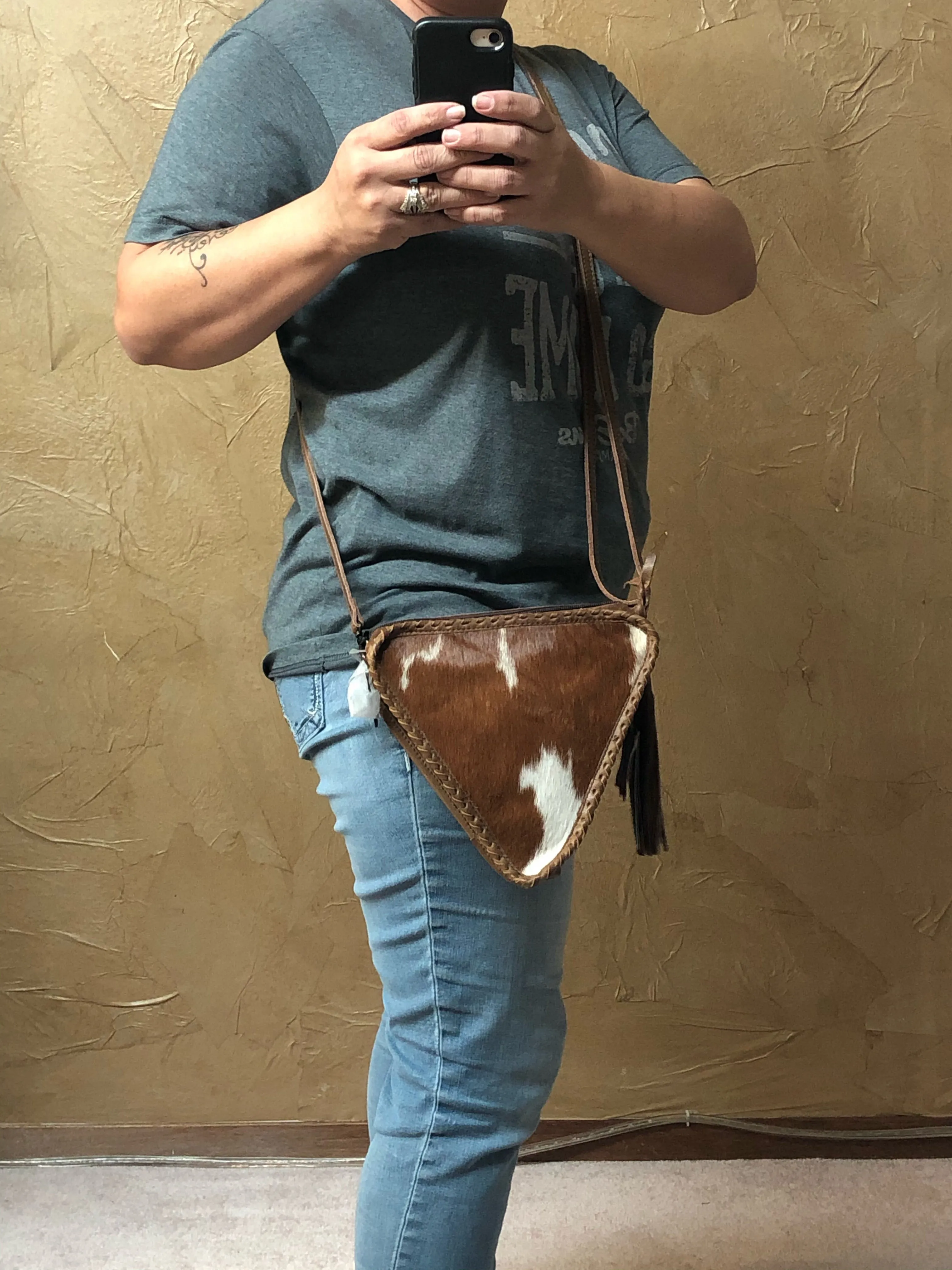 American Darling Tooled Purse with Fringe