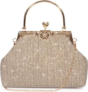 AOYUNHUI Clutch Purses for Women Evening Bags Rhinestone Bag for Wedding Prom Party