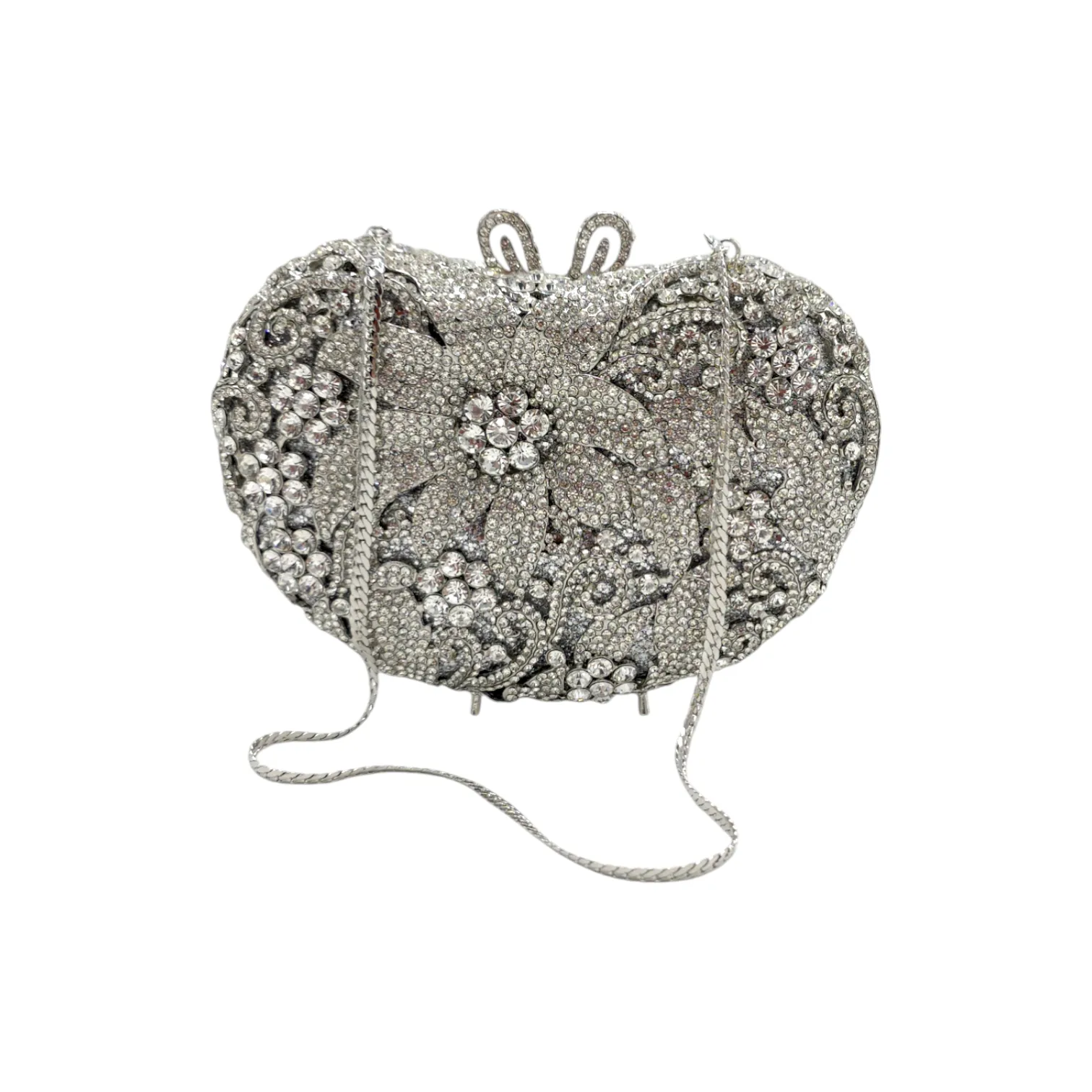 Apple Shaped Flower Clutch
