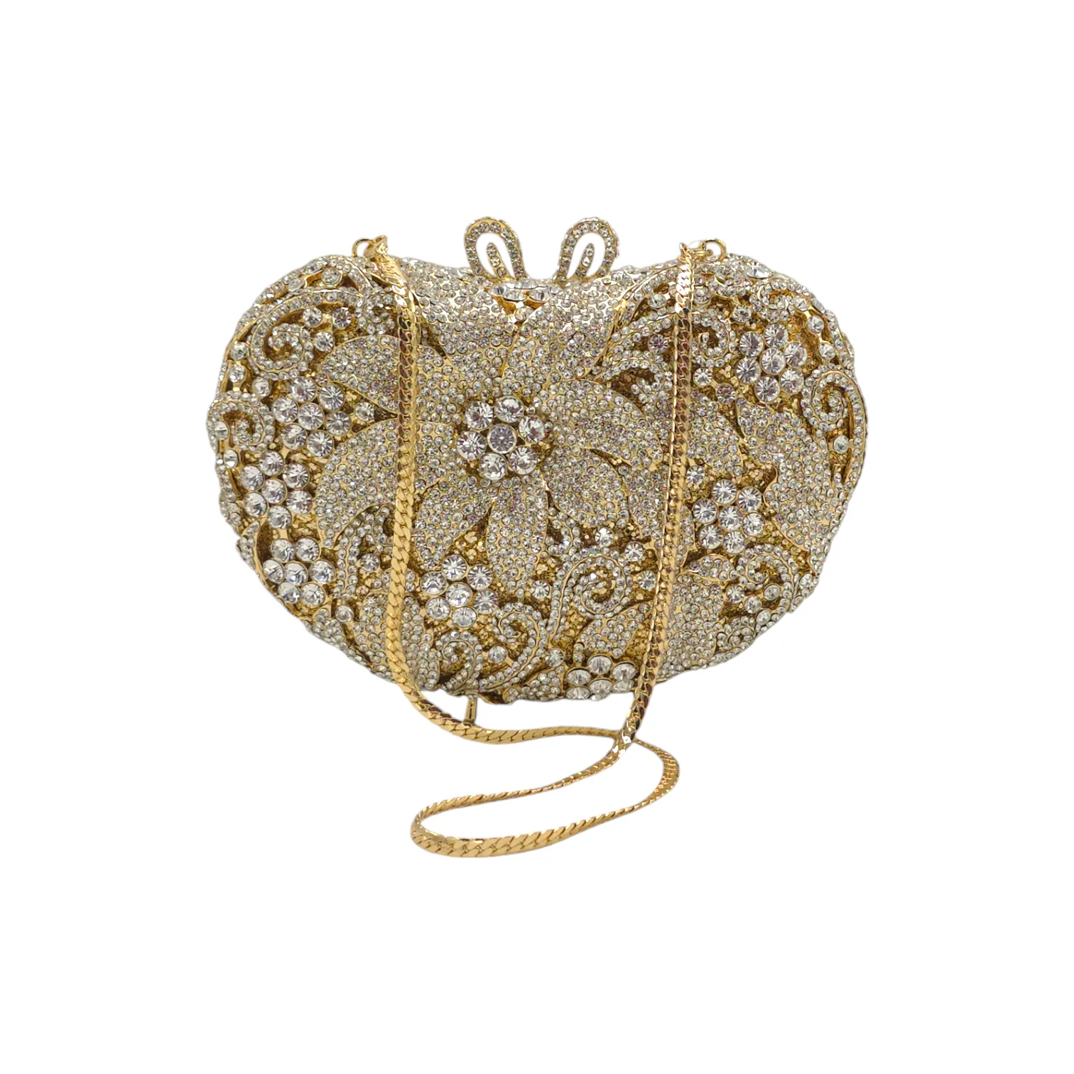 Apple Shaped Flower Clutch