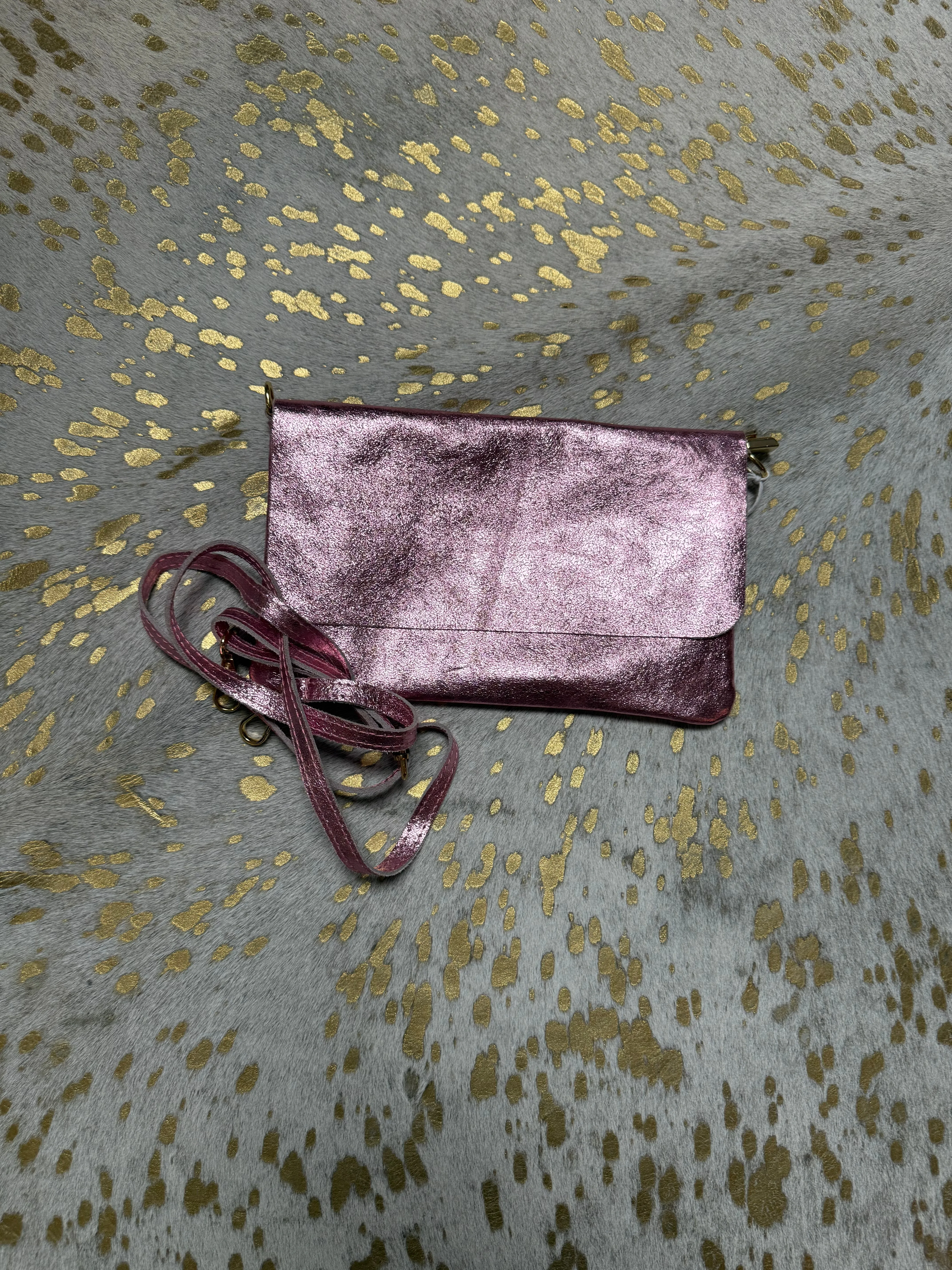 Assorted Pebble Leather Clutches