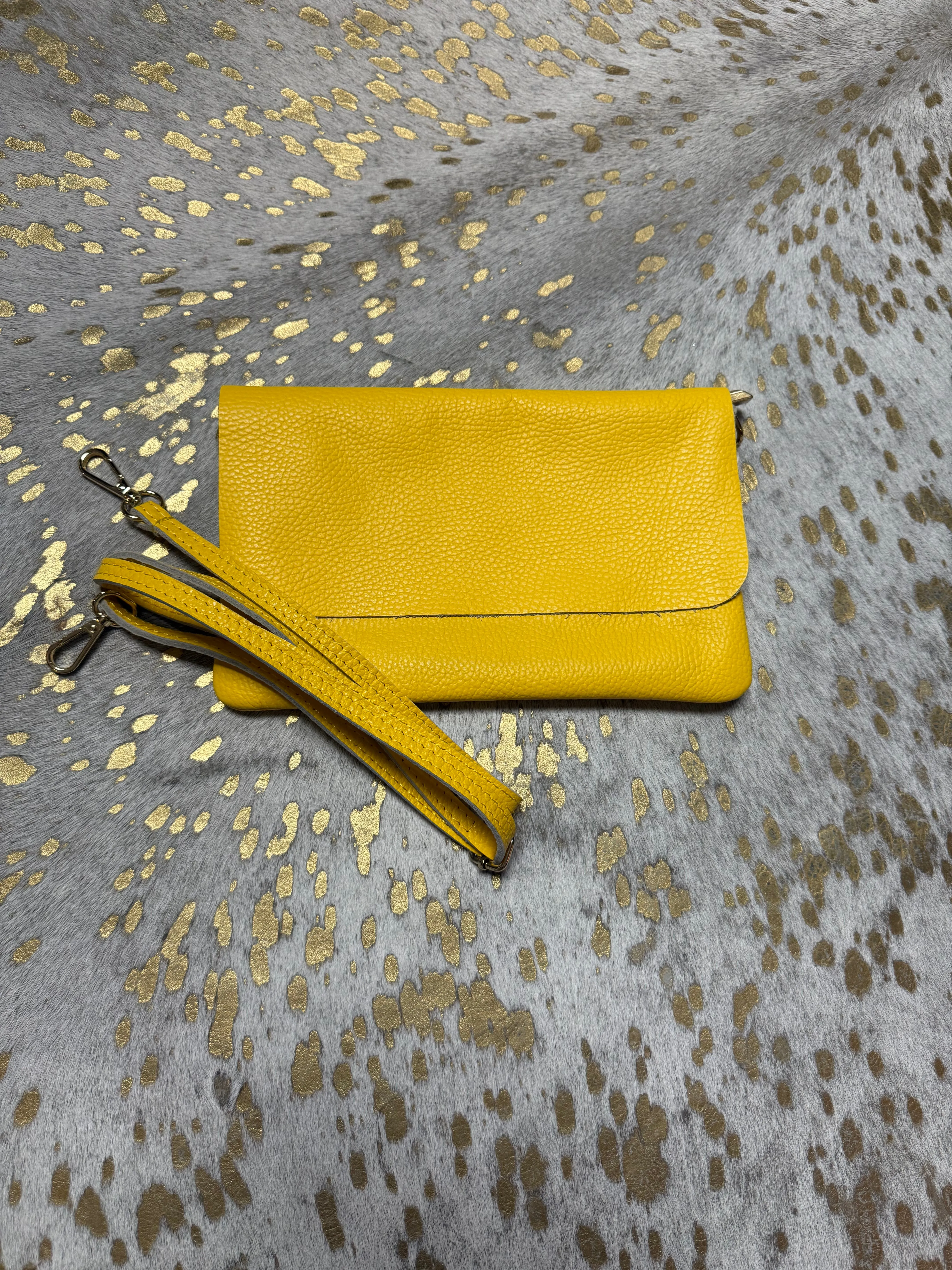 Assorted Pebble Leather Clutches