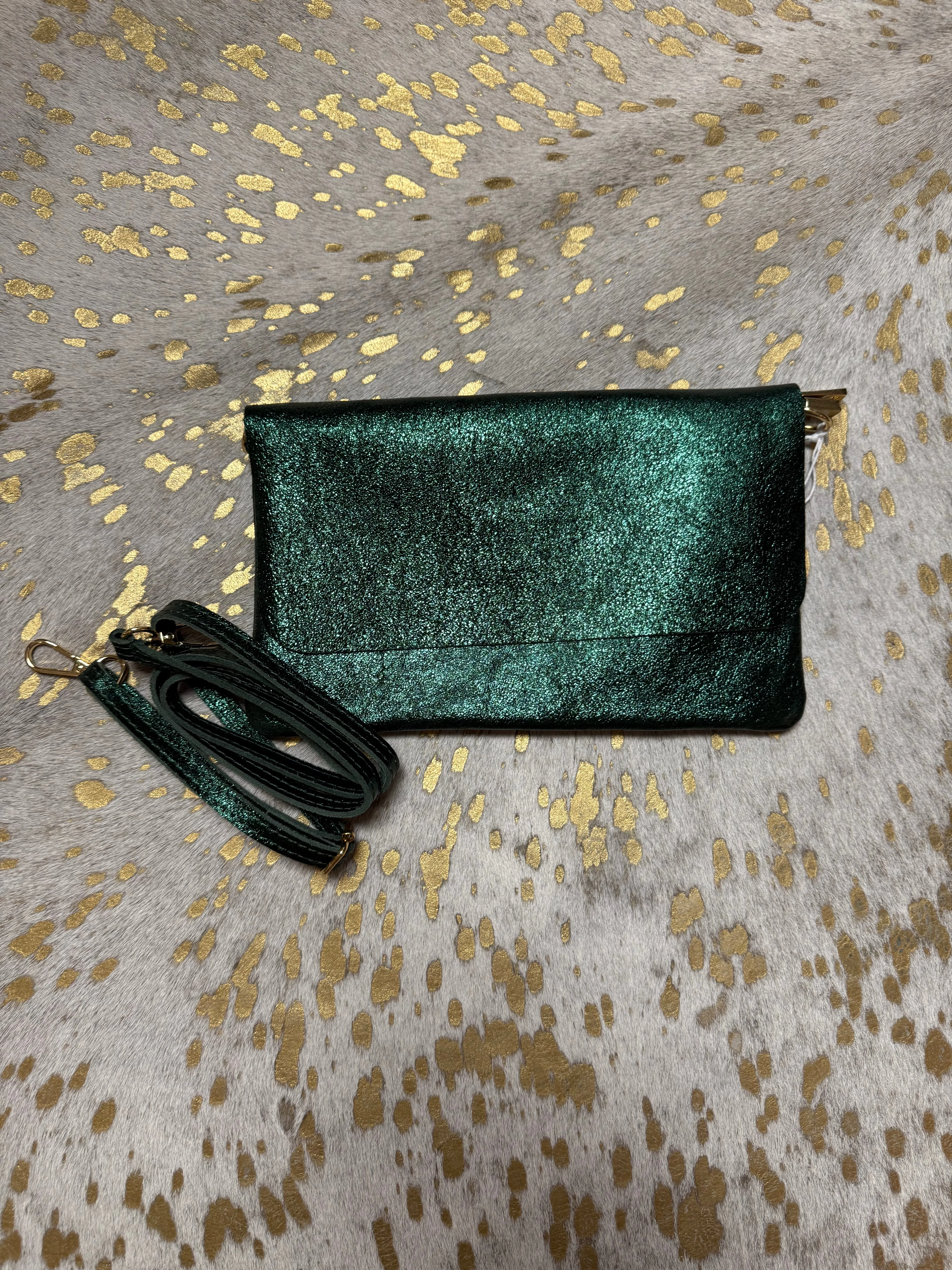 Assorted Pebble Leather Clutches
