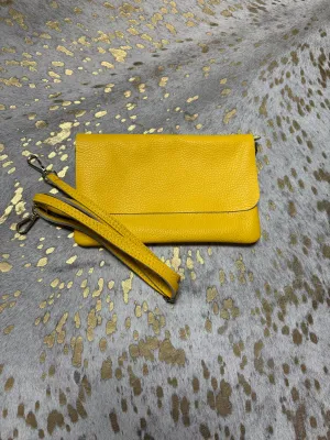 Assorted Pebble Leather Clutches