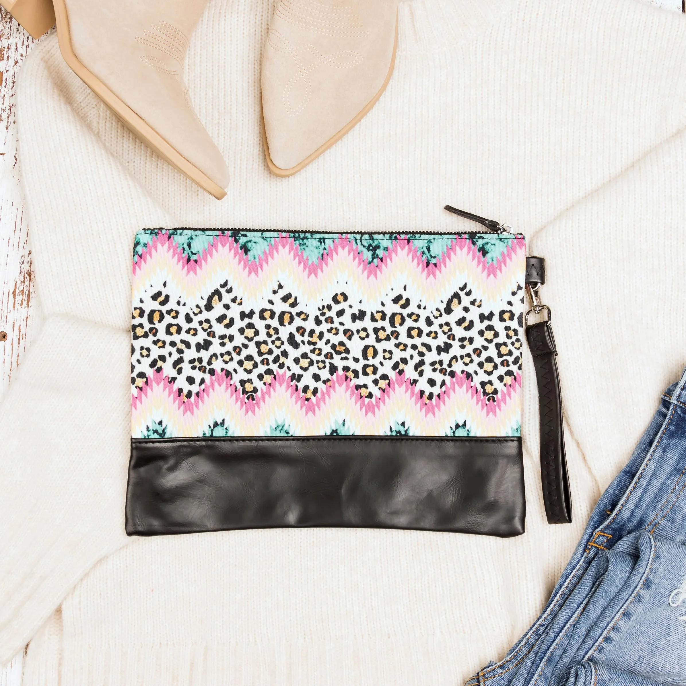 Aztec Boho Clutch