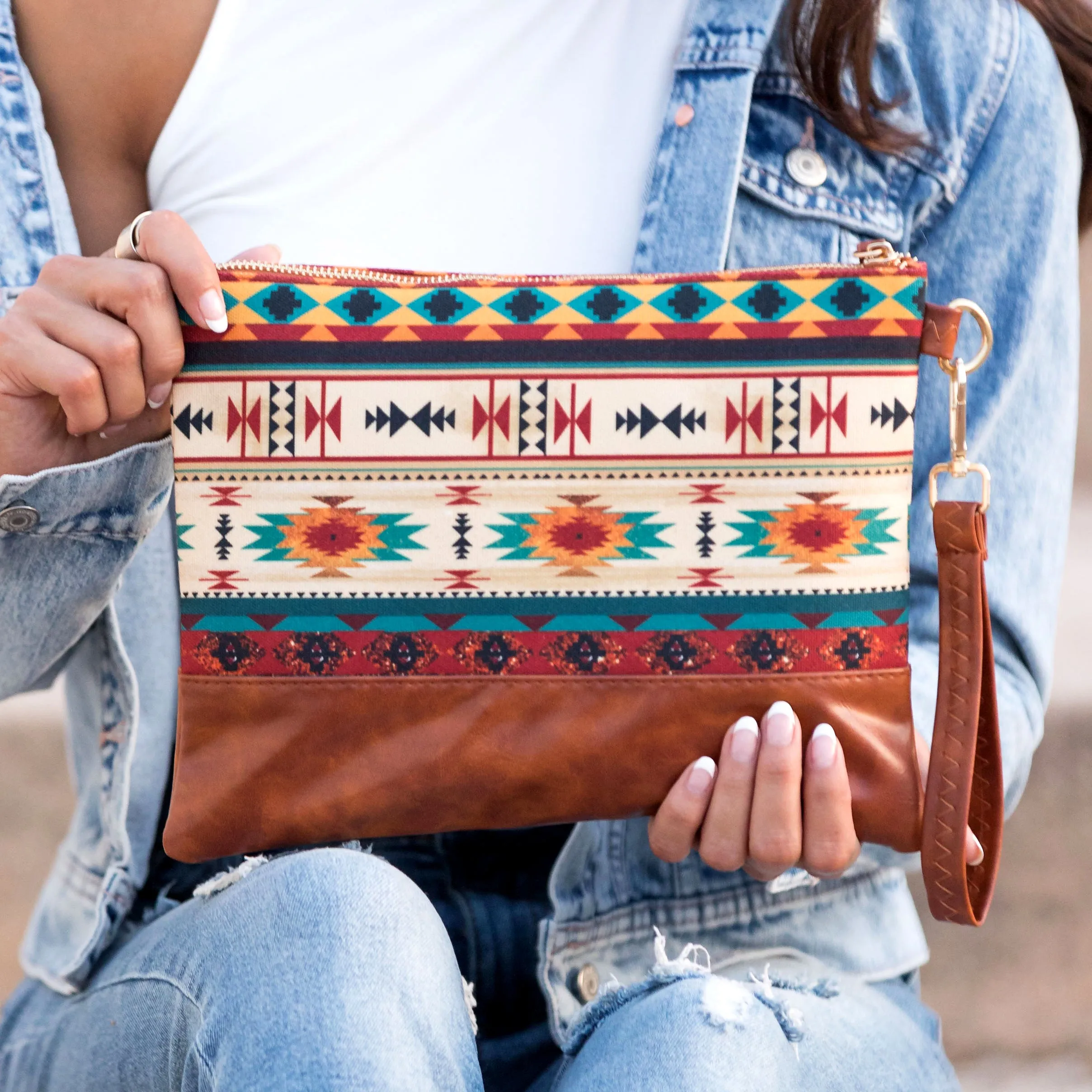 Aztec Boho Clutch