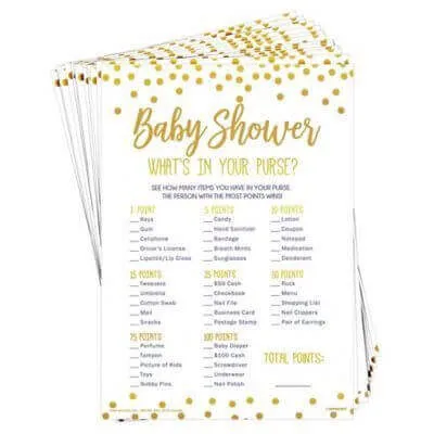 Baby Shower - Purse Game (24pcs)