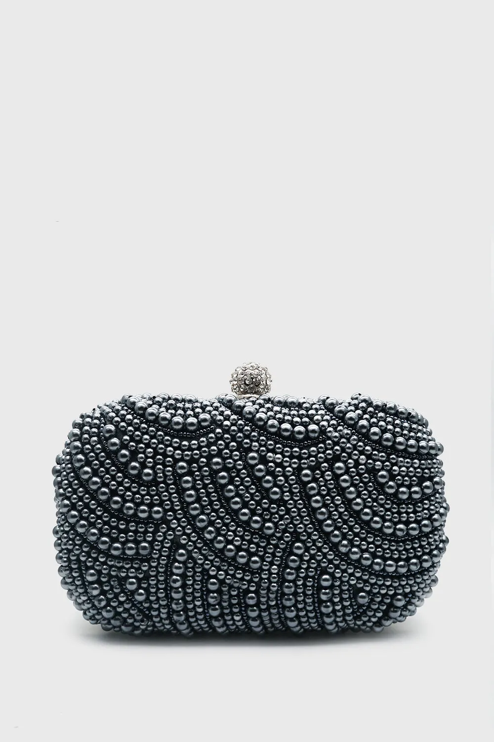 Berly Clutch in Grey