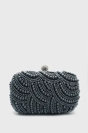 Berly Clutch in Grey