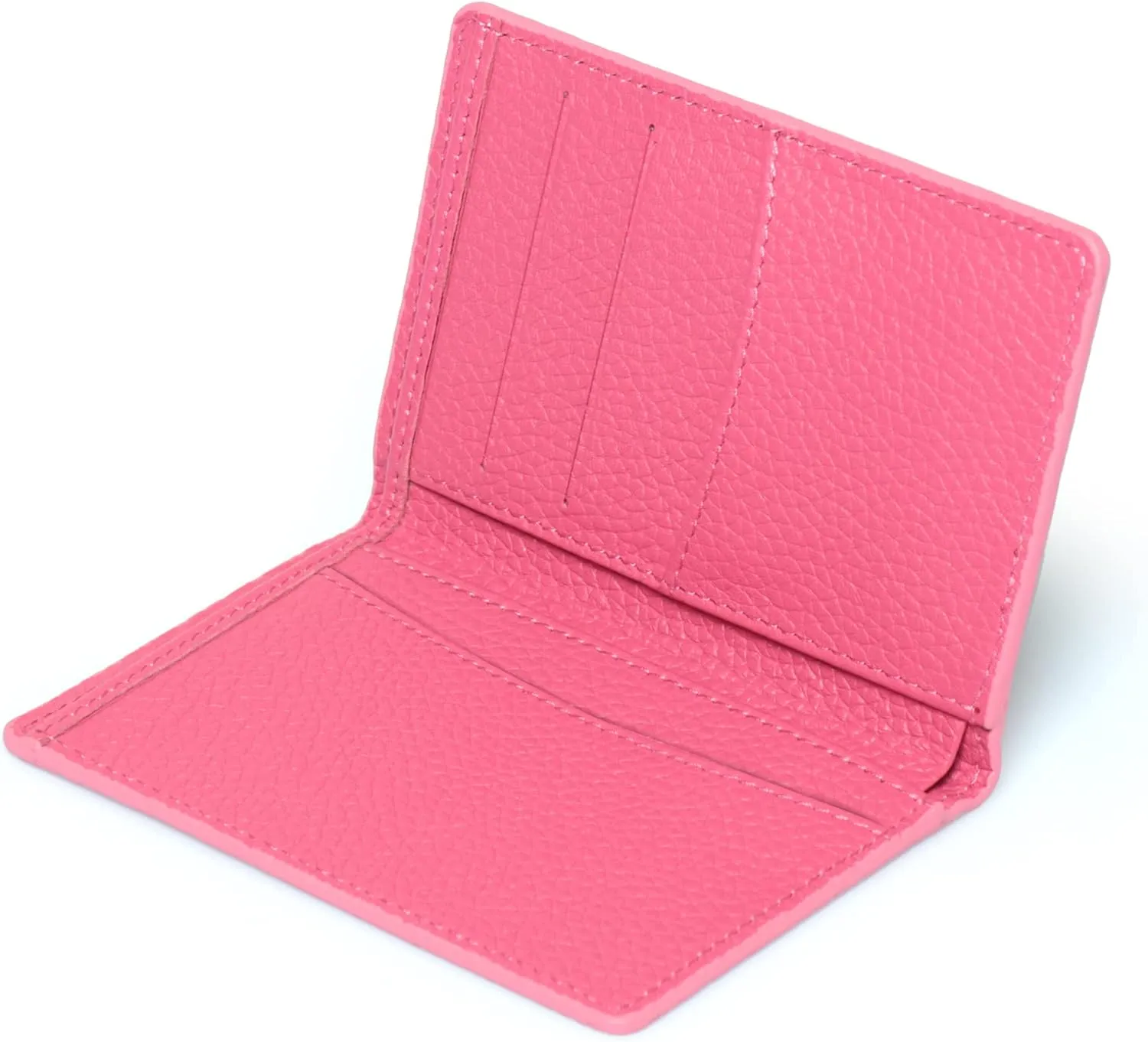 Bifold Leather Wallet - Passport Style - ID, Bank Cards and Cash, RFID BLOCKING - Unisex