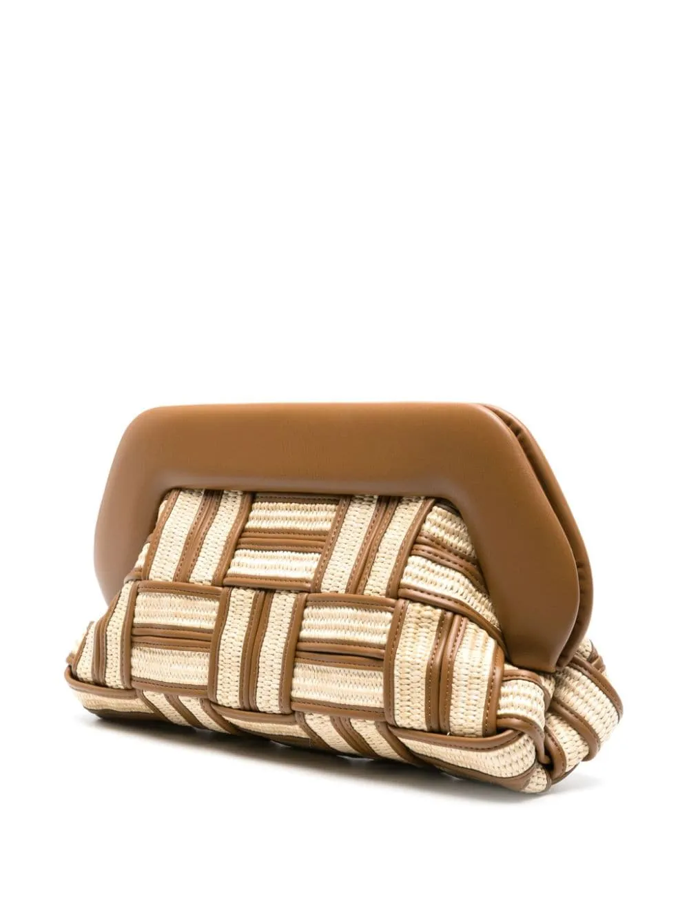 Bios weaved straw clutch bag
