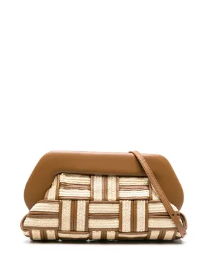Bios weaved straw clutch bag