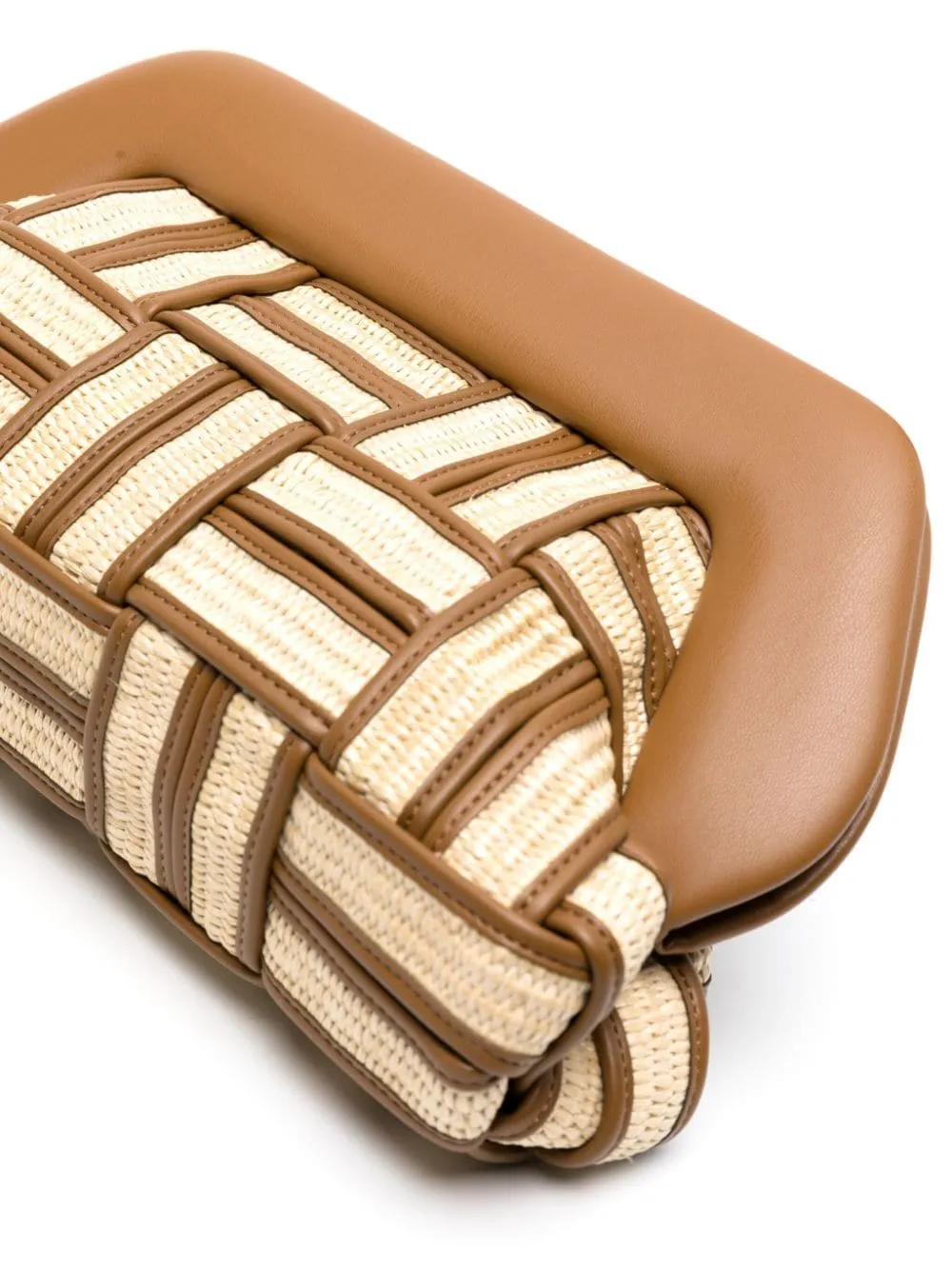 Bios weaved straw clutch bag