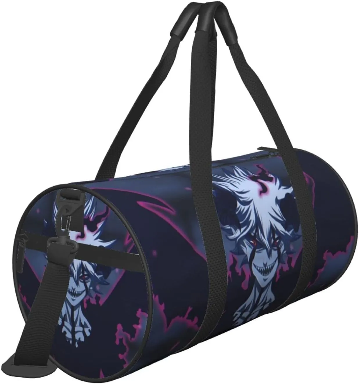 Bl-ack Clover Travel Bag for Men Women Duffel Roundlarge Capacity Sport Gym Bag