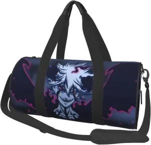 Bl-ack Clover Travel Bag for Men Women Duffel Roundlarge Capacity Sport Gym Bag