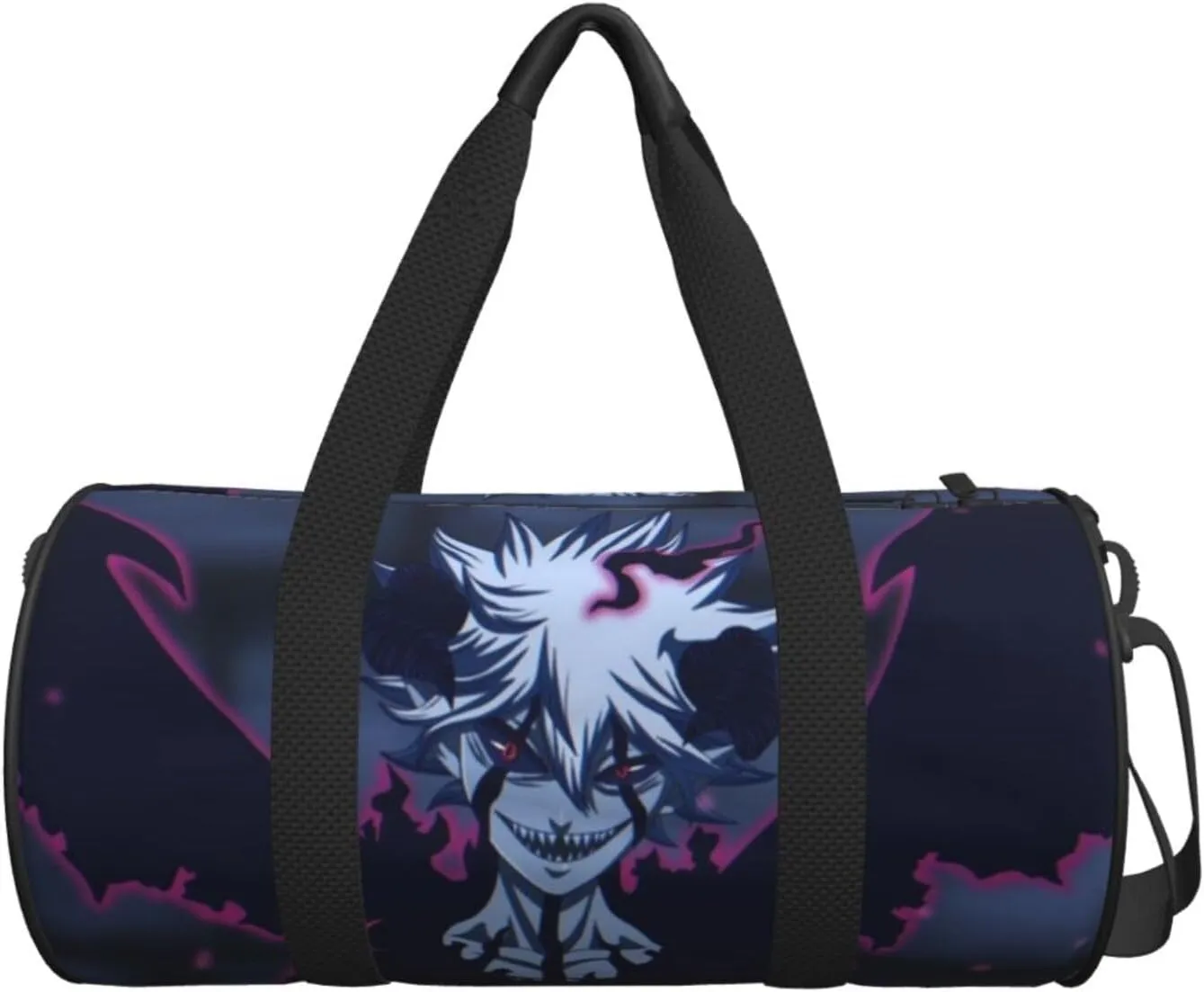 Bl-ack Clover Travel Bag for Men Women Duffel Roundlarge Capacity Sport Gym Bag