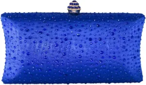 Boutique De FGG Crystal Clutch Purse for Women Formal Evening Bags Party Rhinestone Clutch Bag Wedding Prom Handbags,Mini