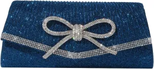 Bow Purse Evening Clutch Purses for Women Formal Wedding Party Prom Envelope Crossbody Bag