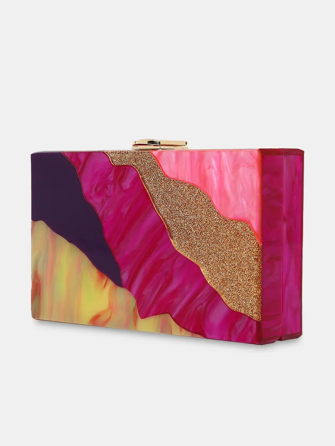 Caprese Gaida Small Fuchsia Clutch