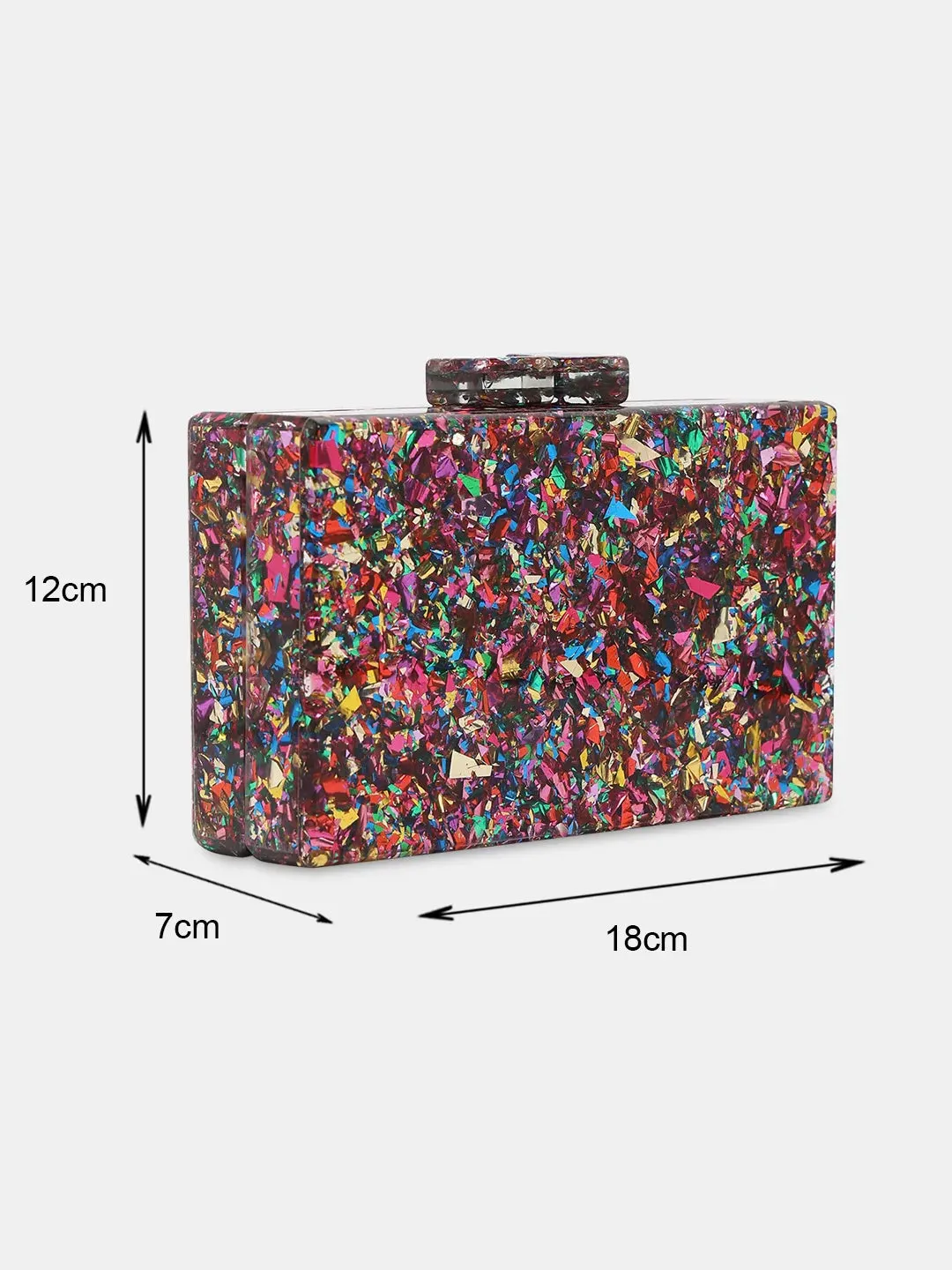 Caprese Gianna Small Pink Clutch