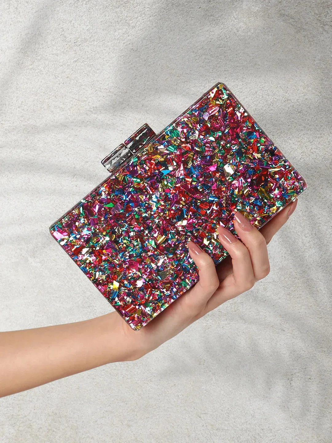 Caprese Gianna Small Pink Clutch