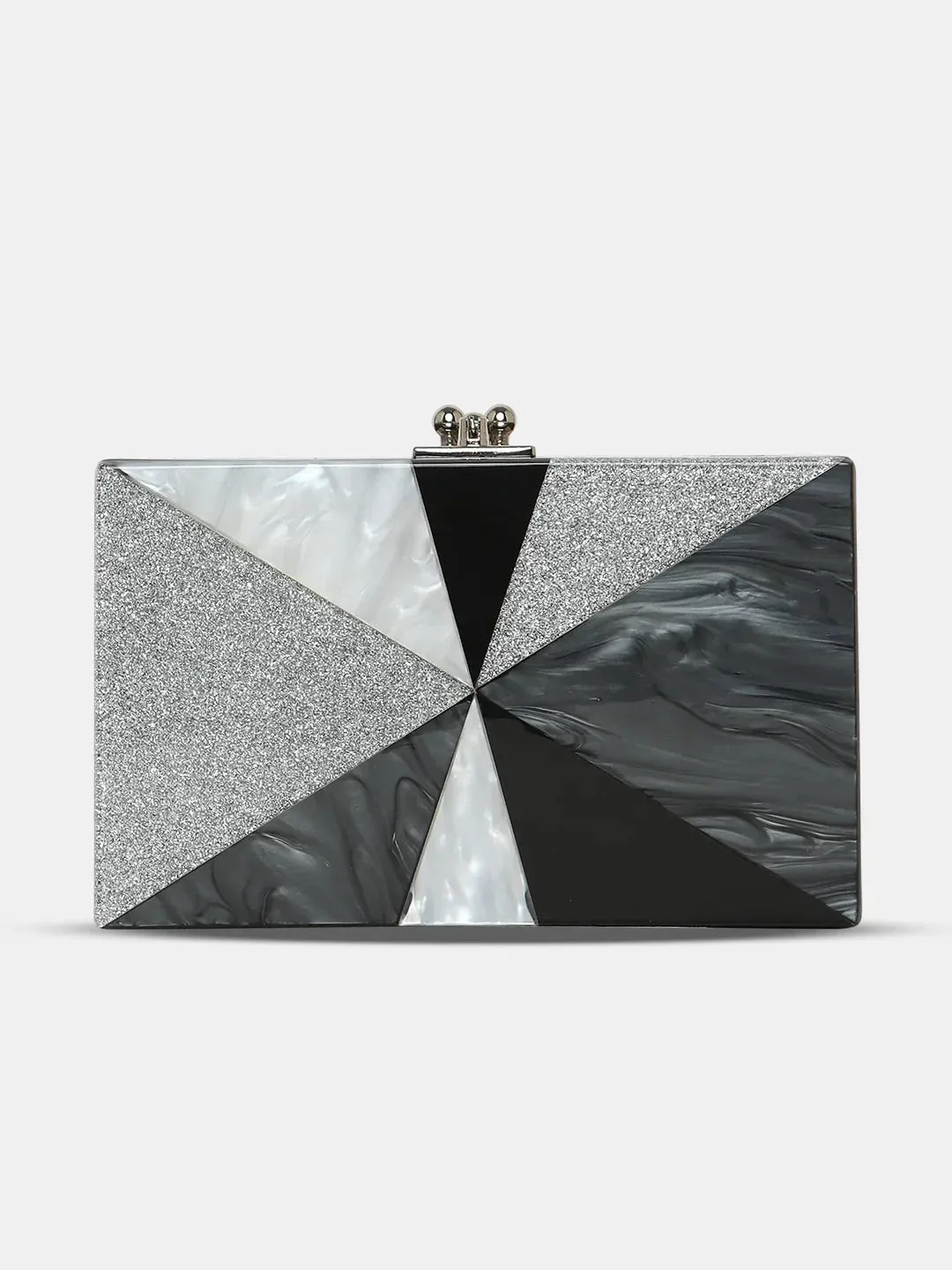 Caprese Gilia Small Black Clutch