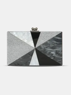 Caprese Gilia Small Black Clutch