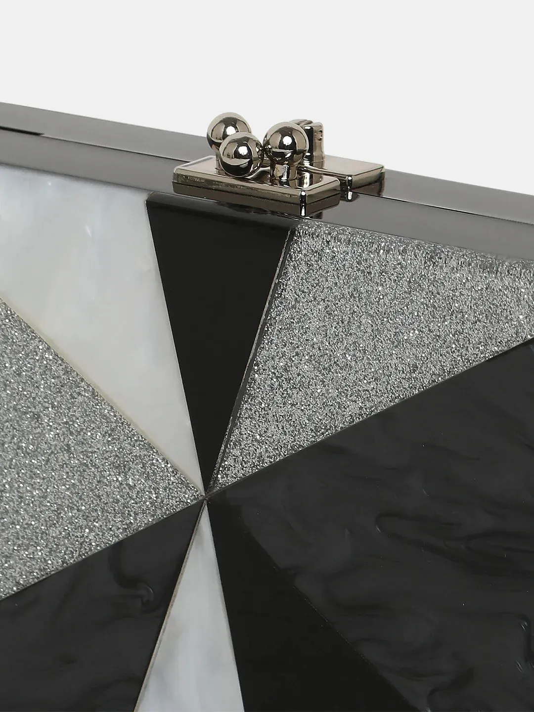 Caprese Gilia Small Black Clutch