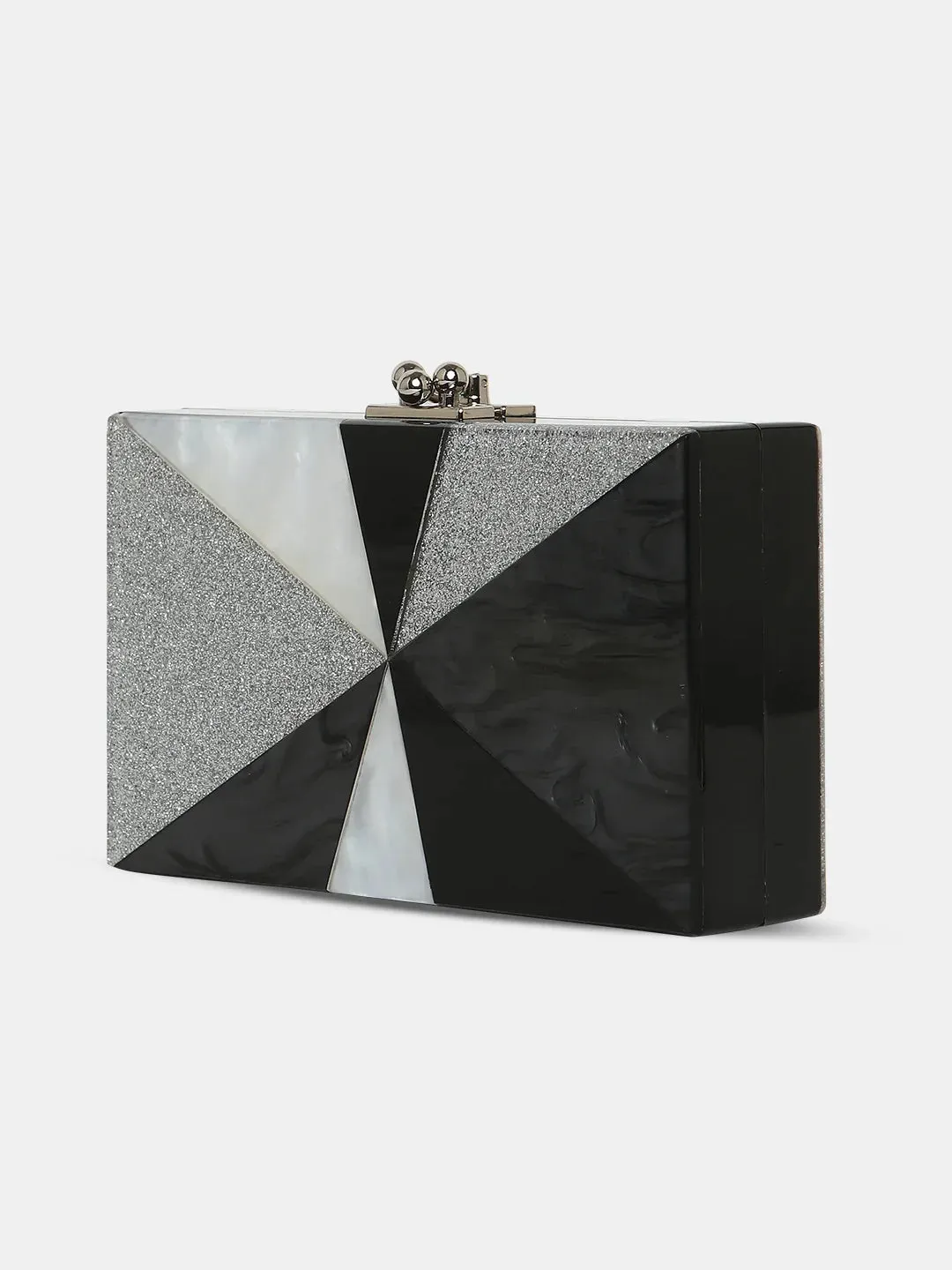 Caprese Gilia Small Black Clutch