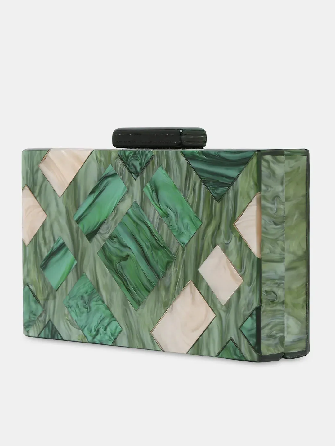 Caprese Gisella Small Green Clutch