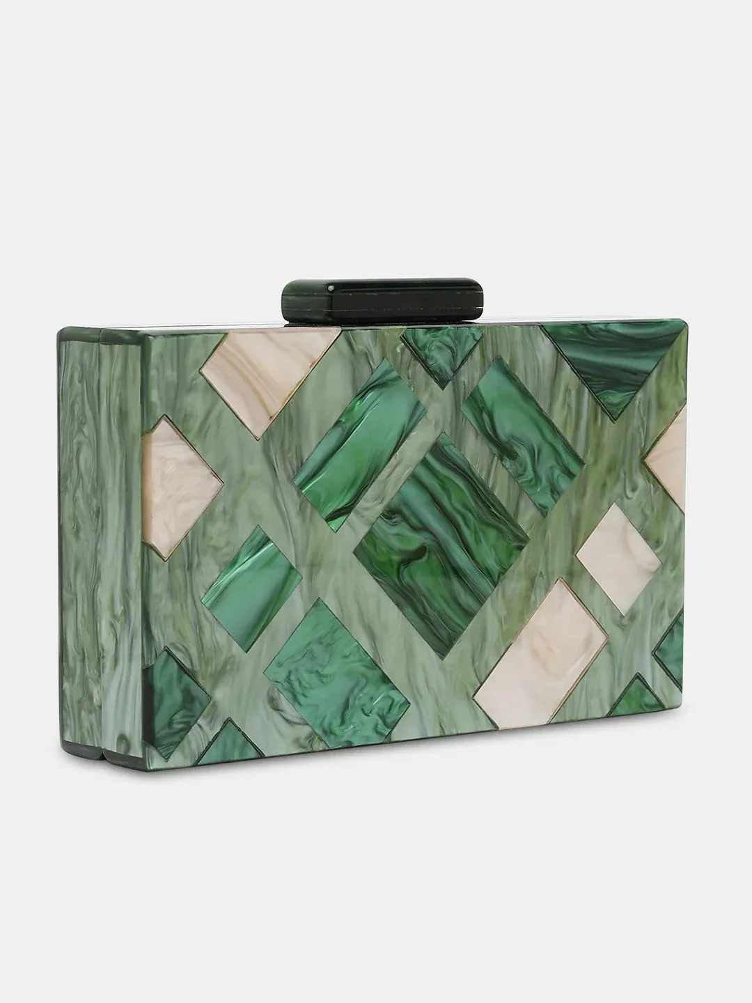 Caprese Gisella Small Green Clutch