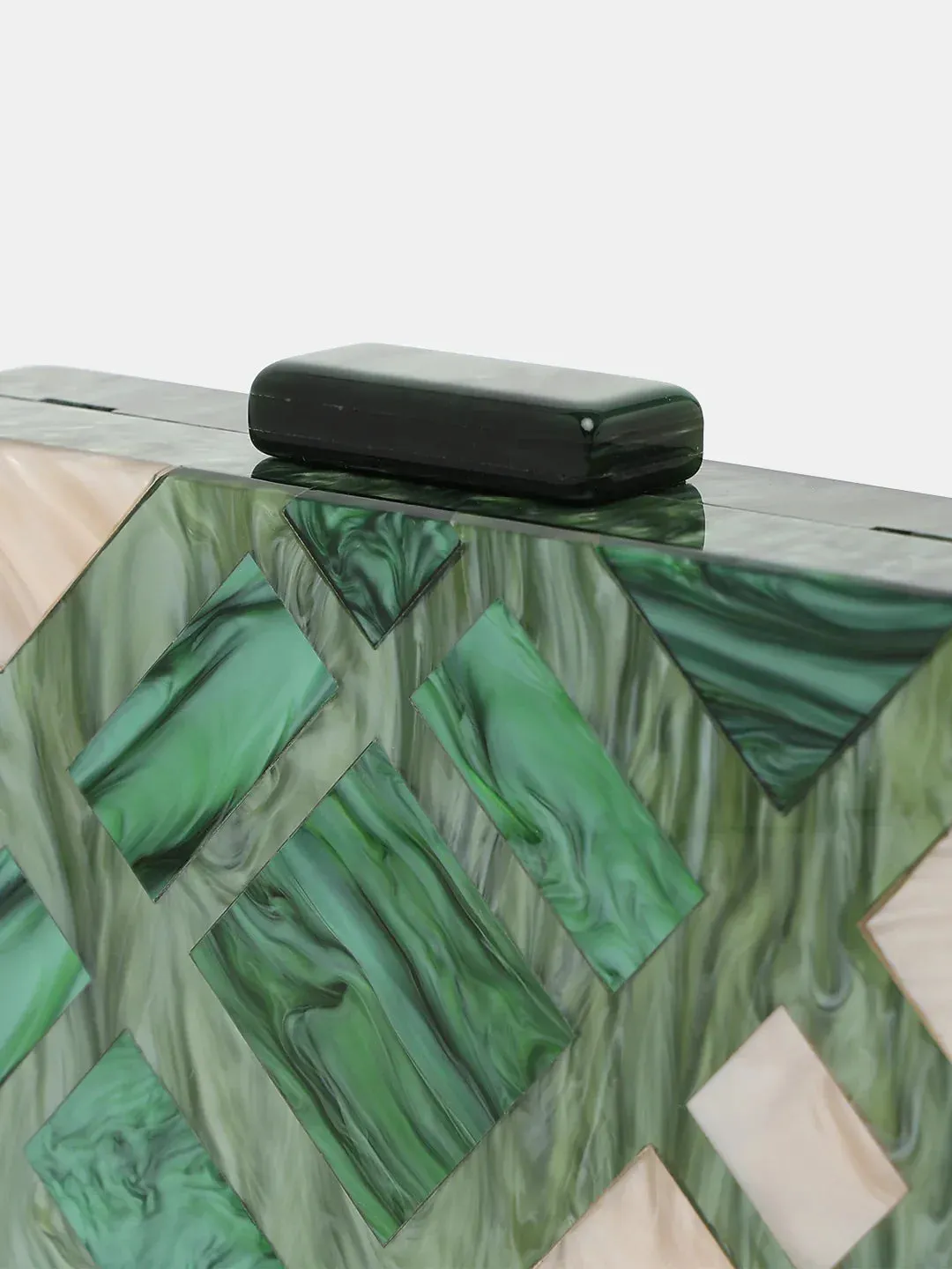 Caprese Gisella Small Green Clutch