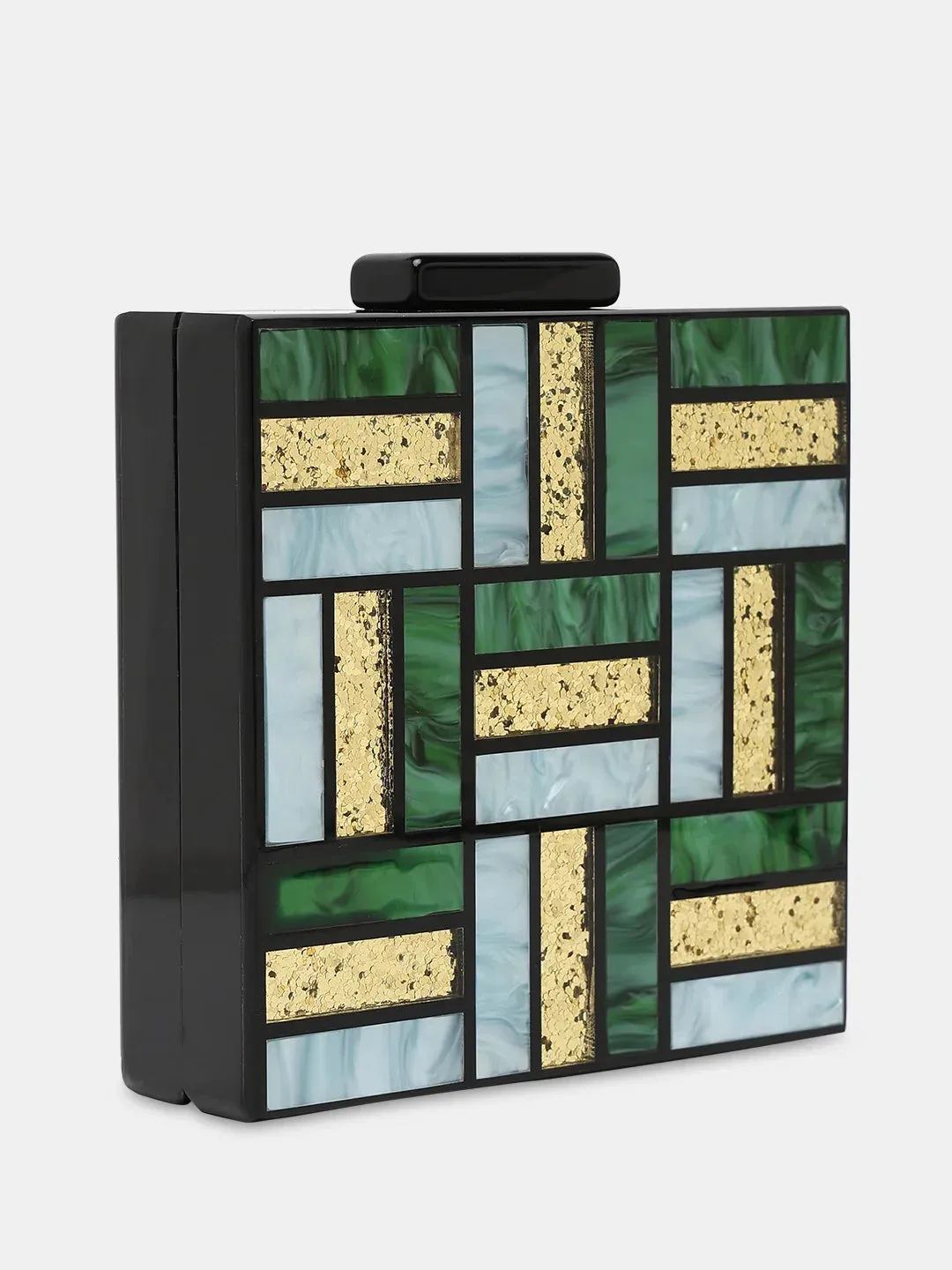 Caprese Grazia Small Green Clutch