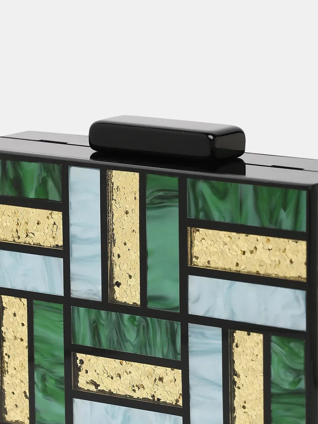 Caprese Grazia Small Green Clutch
