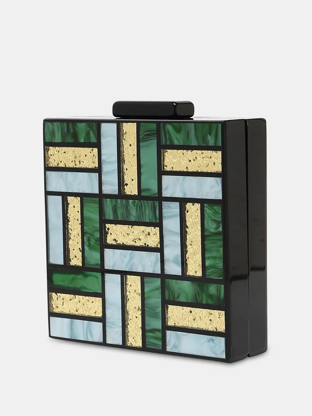 Caprese Grazia Small Green Clutch