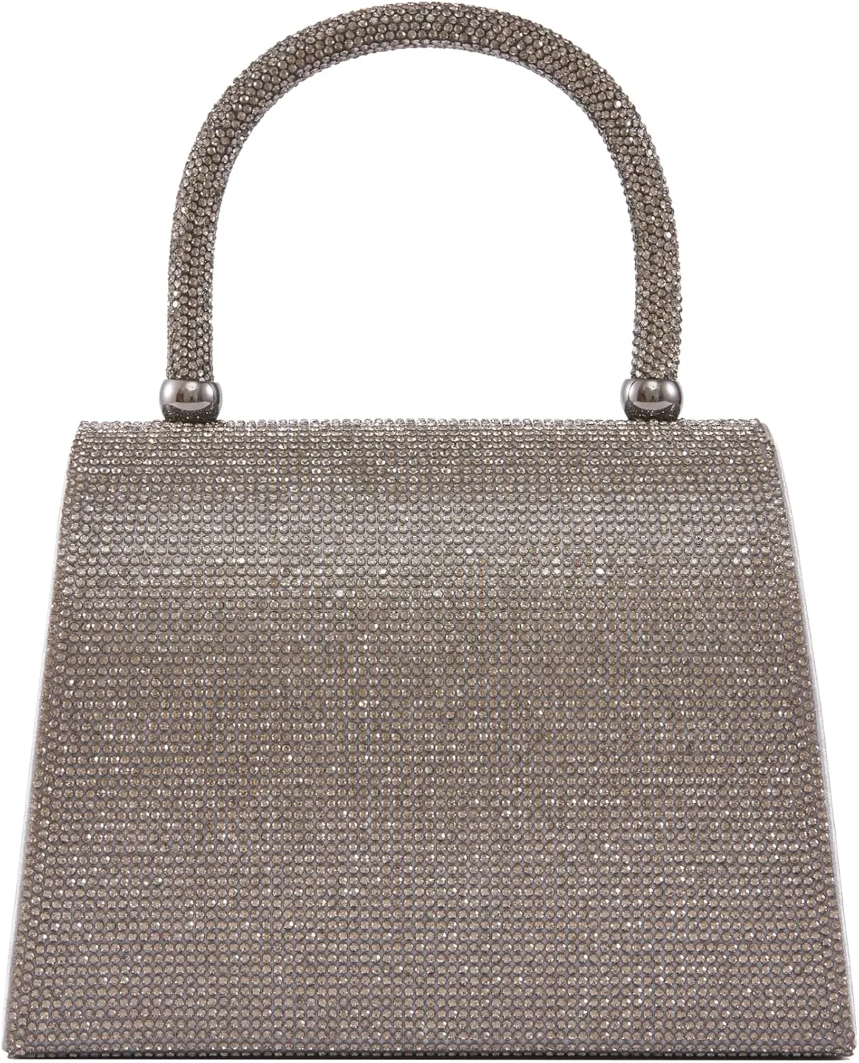 CELINA Rhinestone Covered Bow Detail Evening Clutch Bag