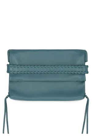 CHLOÉ Mini Leather Clutch with Suede Lining