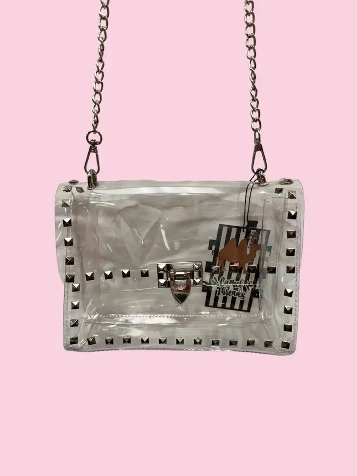Clear Studded Bag