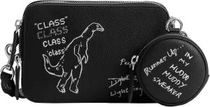 Coach Charter Crossbody 19 with Sketch Print, Black Multi