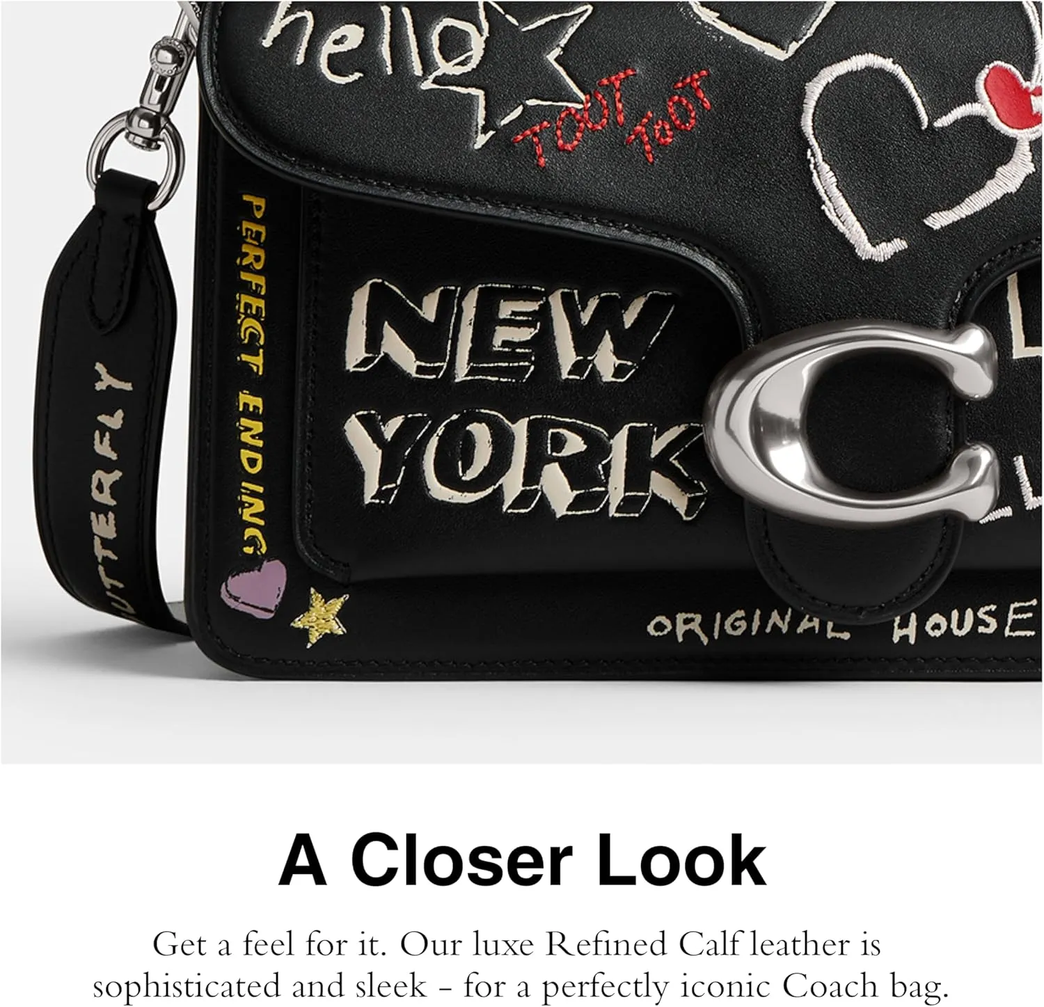 Coach Tabby Shoulder Bag 26 with Sketch Print