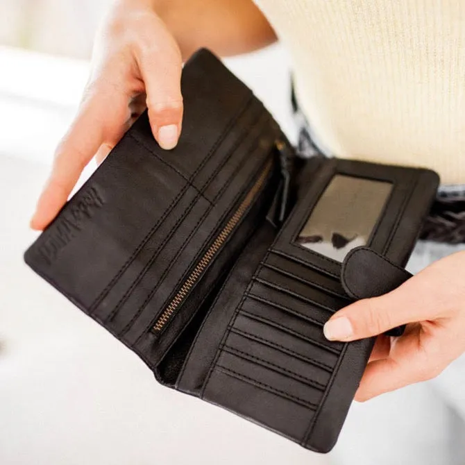 Cove Woven Wallet - Noir