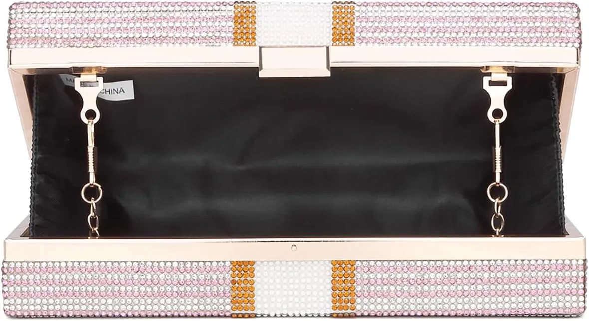 Covelin Dollar Clutch Purse for Women from, Rhinestone Evening Handbag Money Bag